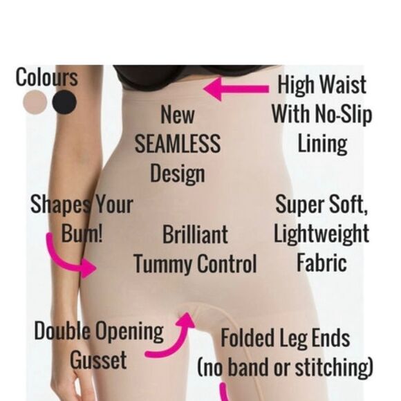 Brand-new SPANX Black and Nude Shapewear - Picture 3 of 5